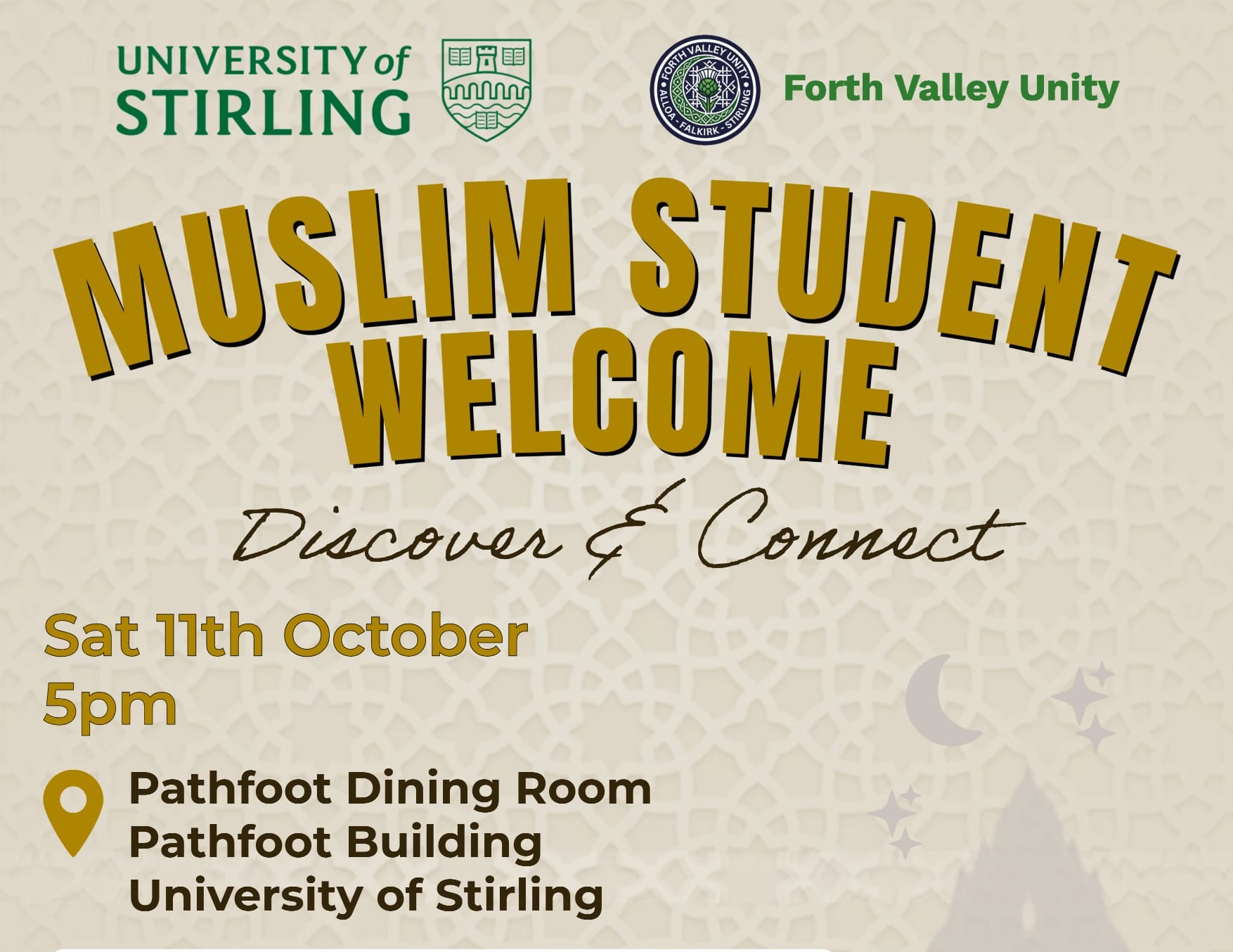 Muslim Student Welcome: Discover and Connect